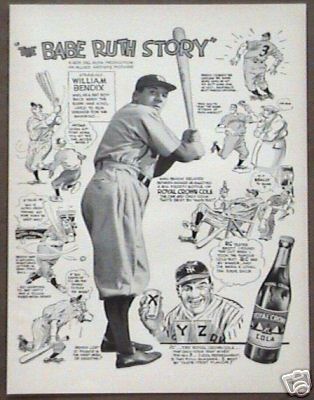1948 Royal Crown Cola Babe Ruth Story